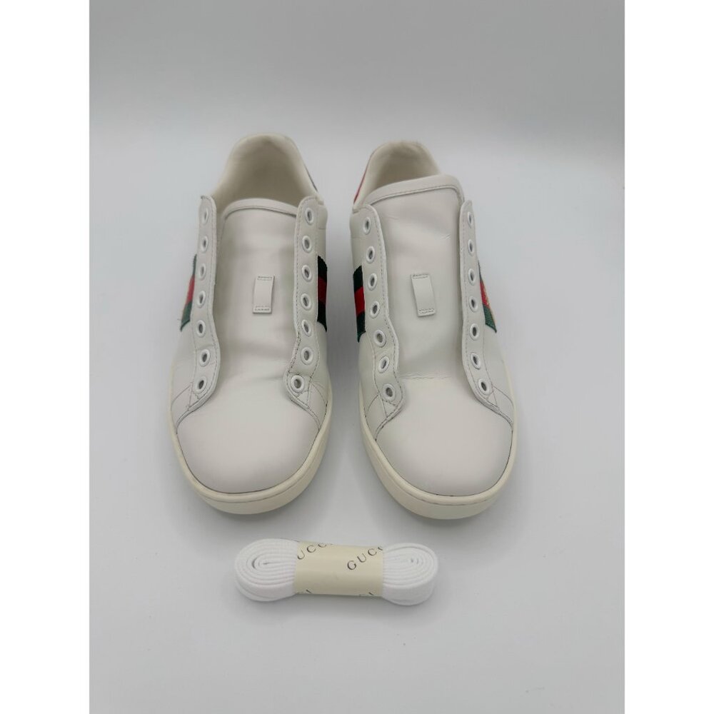 Gucci New Ace Bee Embroidered Sneakers - Picture 3 of 11